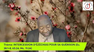 INTERCESSION D'ÉZÉCHIAS POUR SA GUÉRISON