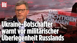 Ukraine-Botschafter Andrij Melnyk: „Wir sind leichte Beute für Putin“ | Die Richtigen Fragen