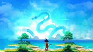 Kid Goku And Shenron - 4k Live Wallpaper | Anime Wallpaper