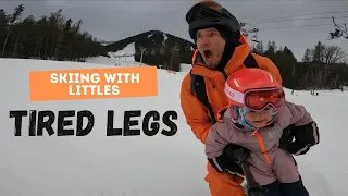 Skiing With Kids | Tired Legs and Hard Times