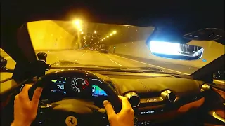 Tunnel run, POV // Ferrari 812 GTS