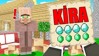 FAKİR KÖYDE KİRA KONTROLÜ YAPTI! 😱 - Minecraft