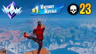 High Kill Solo Ranked Win Full Gameplay (Fortnite Season 3)