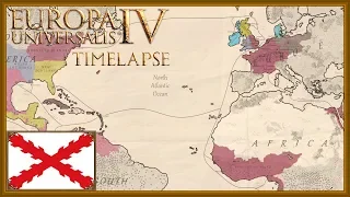 Europa Universalis 4 - The Burgundian Conquest - Timelapse (Cradle of Civilization)