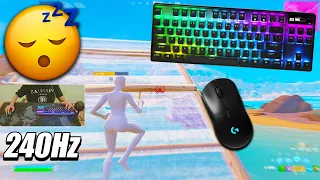 [240 FPS 4K] FORTNITE RANKED Gameplay 🏆 ASMR Keyboard Sounds 🎧😴