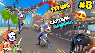 FINALLY I UNLOCKED CAPTAIN AMERICA || SPIDER FIGHTER 3 GAMEPLAY #8