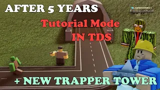 [NEW TDS UPDATE] TRAPPER TOWER + TUTORIAL AND EASY MODE || Tower Defense Simulator