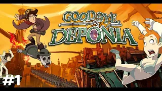 Рекви сбегает с Депонии, Goodbye Deponia #1