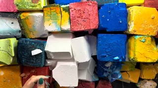 colorful bsn chalk crush asmr #asmr #oddlysatisfying #satisfying#chalkasmr #chalkcrushing #chalk#bsn