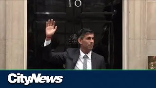 Rishi Sunak delivers first speech as British PM