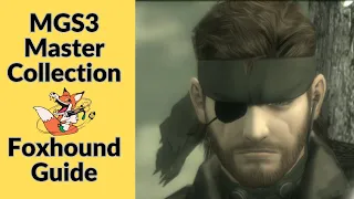 Metal Gear Solid 3 Foxhound Rank Guide: Metal Gear Solid Master Collection Vol 1