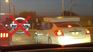 Nissan Drivers Need to Be STOPPED! |  Road Rage, Bad Drivers, Instant Karma Brake Check Gone Wrong