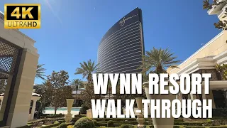 [4K] Walking Las Vegas Luxury Resort Wynn Hotel & Casino | Wynn Resorts Hotel in Las Vegas, Nevada