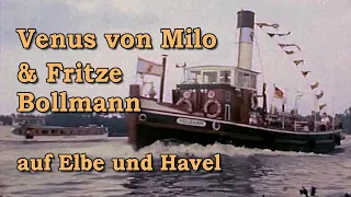 Venus von Milo und Fritze Bollmann -  mit Sonne und Boot auf Elbe und Havel