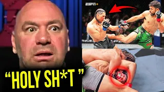 MMA COMMUNITY REACTS TO BRIAN ORTEGA VS YAIR RODRIGUEZ FIGHT HIGHLIGHTS (UFC FIGHT NIGHT)