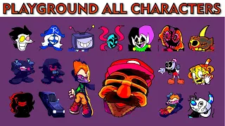 FNF Character Test | Gameplay VS My Playground | ALL Characters Test