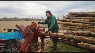 Самодельная пила в деле!