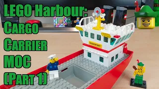 LEGO Harbour - Cargo Carrier Ship MOC 4030 Part 1 🚢⚓🏹