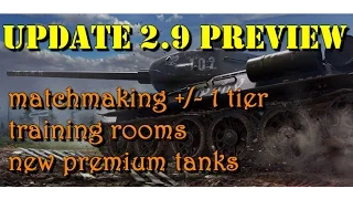 WoT Blitz | Update 2 9 Preview | Change in Tier Spread