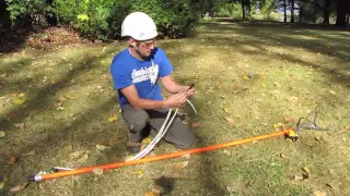 Trigger system for the 'Big shot' arborist sling shot.