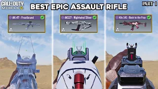 Best Epic Assault Rifles with P2W iron sight (Part.1)