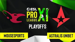 CS:GO - mousesports vs. Astralis UNIBET [Dust2] Map 1 - ESL Pro League Season 11 - Playoffs