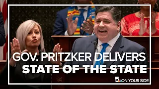 Watch Illinois Gov. J.B. Prtizker's full 2023 State of the State address