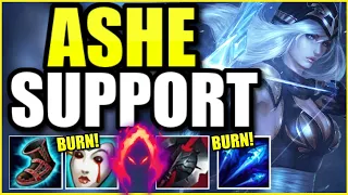 This new GIGA BURN Ashe Support build is so deadly... IT MELTS EVERYONE 😱