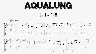 Jethro Tull - AQUALUNG - Guitar Solo Tutorial (Tab + Sheet Music)