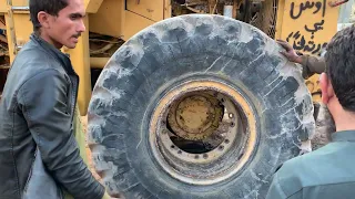 How to CAT 966B Wheel Loader II Replacing Wheel Seal & Wheel Bearing change