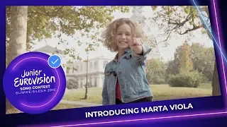 Introducing Marta Viola from Italy 🇮🇹 - Junior Eurovision 2019