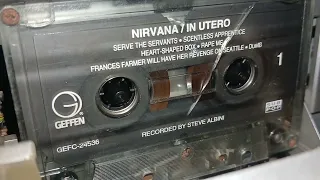 Nirvana - Rape Me (In utero album) cassette tape play