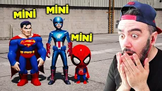 BÜTÜN PRO MINILER KAPIŞIYOR SUPERMAN/SPIDERMAN - GTA 5 MODS