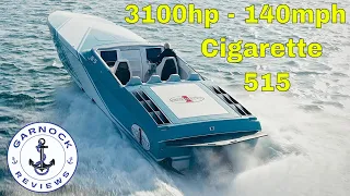 Cigarette 515 - High Performance Boat Review - (2021) Ft Lauderdale International Boat Show