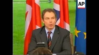 GERMANY: BONN: BRITISH PRIME MINISTER TONY BLAIR MEETS HELMUT KOHL