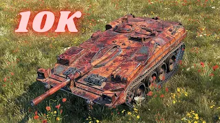 Strv 103-0 10K Damage  World of Tanks Replays 4K The best tank game