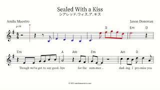 Sealed With a Kiss - Jason Donovan - AmilaPlay Transcription [Full]