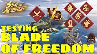 Sea of Conquest: Pirate War - Blade o' Freedom. Testing and comparing with other sets