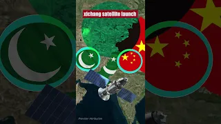 PAKISTAN LAUNCH NEW SPACE MISSION 2024?? #map #pakistan #india #shorts #spacemission