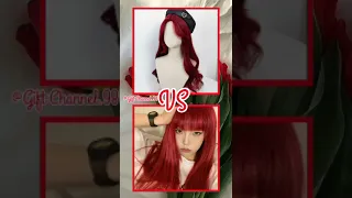 Choose your gift || Simple red VS glitter red#trending #viral #shorts  #ytshorts