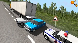 СЕРДЕЧНЫЙ ПРИСТУП НА ПОДЪЕМЕ! МАШИНА КАТИТСЯ НАЗАД | BeamNG.drive