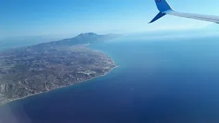 Anflug auf KOS