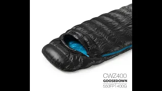Naturehike CWZ400 Goose Down Sleeping Bag Review ( Part 1 of 2 )