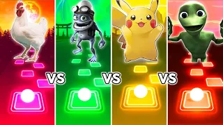 Chicken vs Crazy Frog vs Pikachu vs Alien Dance - Tiles Hop EDM Rush