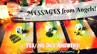 Pick A Card ~ 💌 Hopeful Messages From Angels + YES/ No Dice🎲💌 In HINDI & ENGLISH VERSIONS