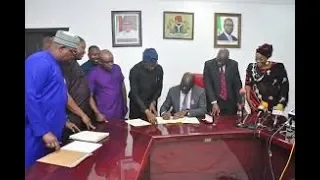 Just In : Obaseki Signs N179bn 2020 Budget into Law