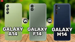 Samsung Galaxy A14 5G vs Samsung Galaxy F14 5G vs Samsung Galaxy M14 5G | Comparison, Price & Review