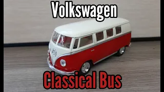 Обзор на масштабную модель: Volkswagen Classical Bus от KINSMART