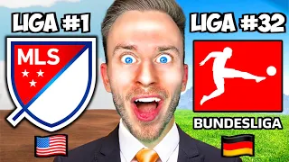 Ich habe 1 SAISON in JEDER LIGA gespielt! ⚽️🏆