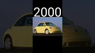 Evolution of Volkswagen Beetle (1938~2022)#shorts #viral #volkswagen #evolution